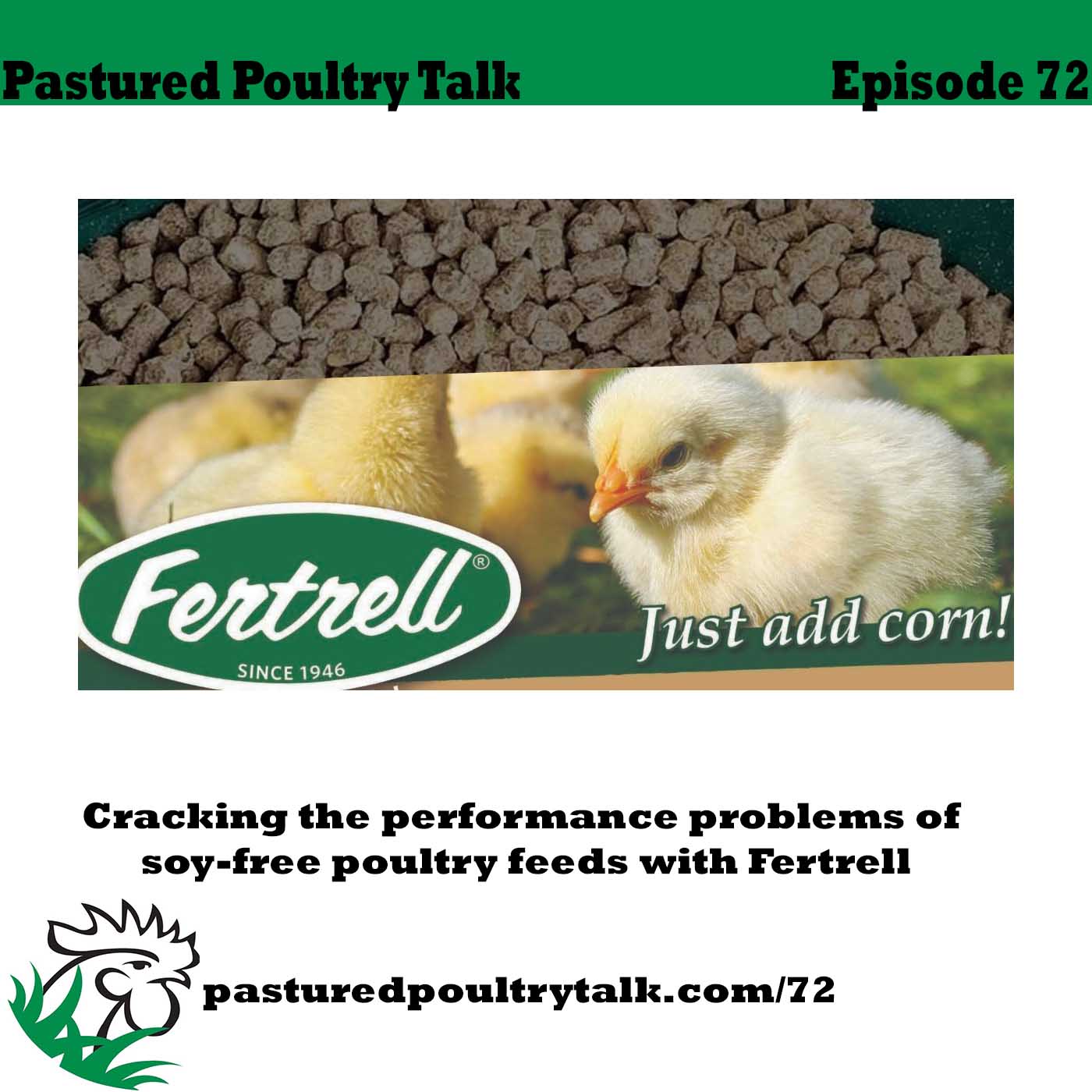episode 72 artwork for Pastured Poultry Talk.