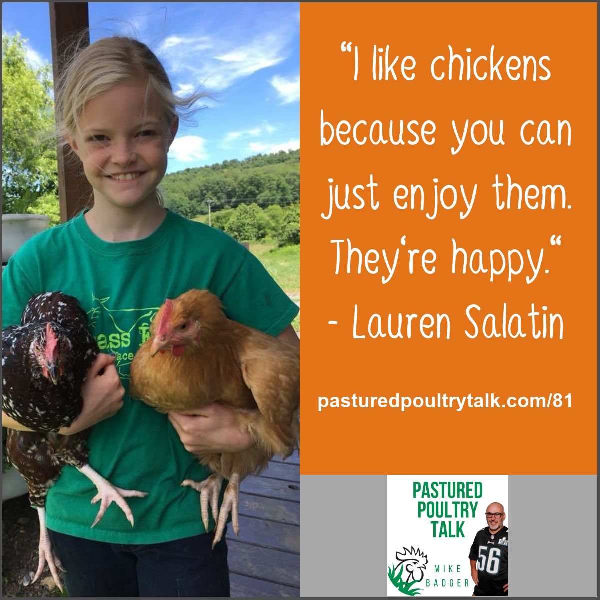 image of lauren Salatin on Pastured Poultry Talk